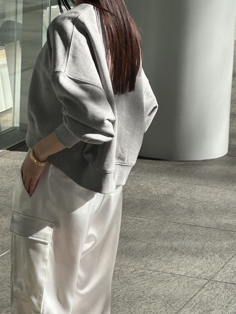 【新品タグ付き】Noble ボリュームスリーブショートプルオーバー