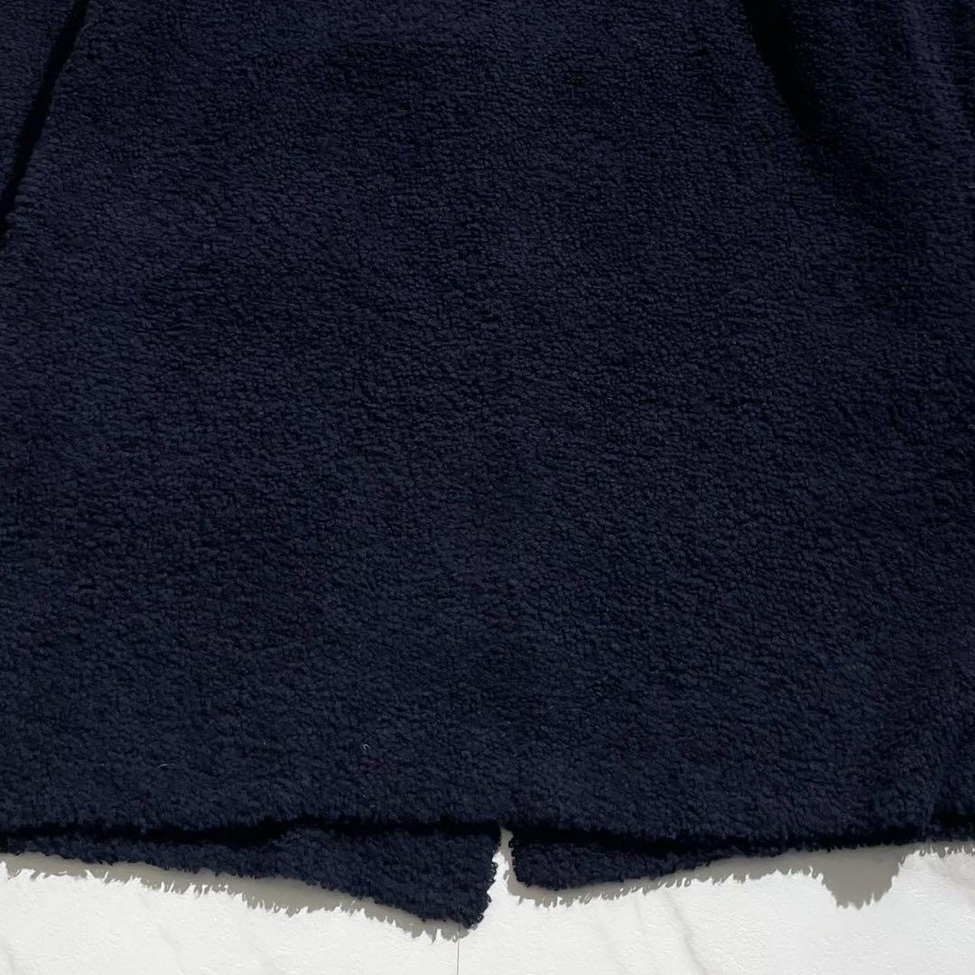 極美品 現行タグ 近年 レリアン カシミヤ混ケープ風ミディ丈コート プードル風