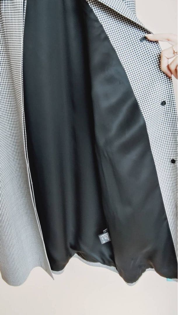 セオリー　Tailor Check CL Car Coat B