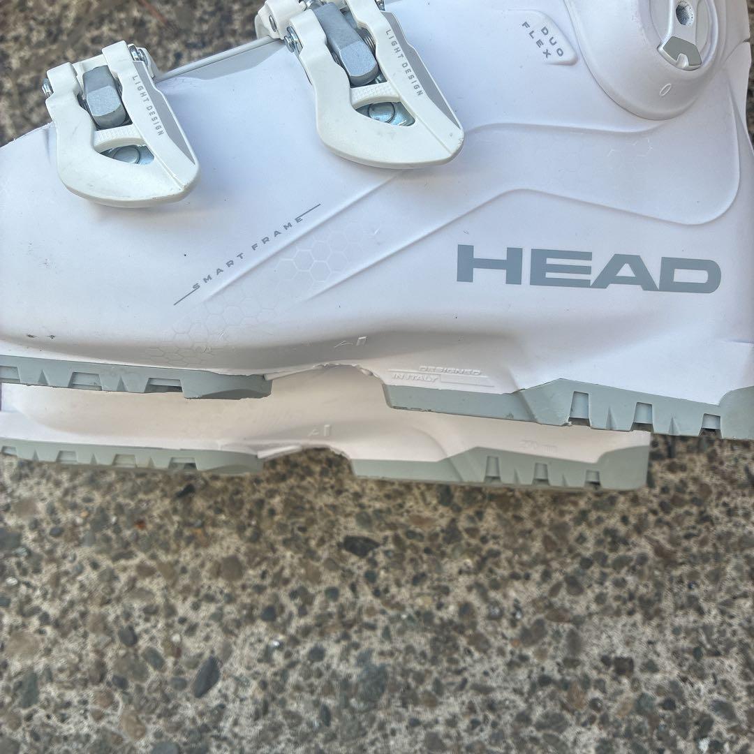 HEAD 女性用スキー用ブーツ ホワイト　24、24.5