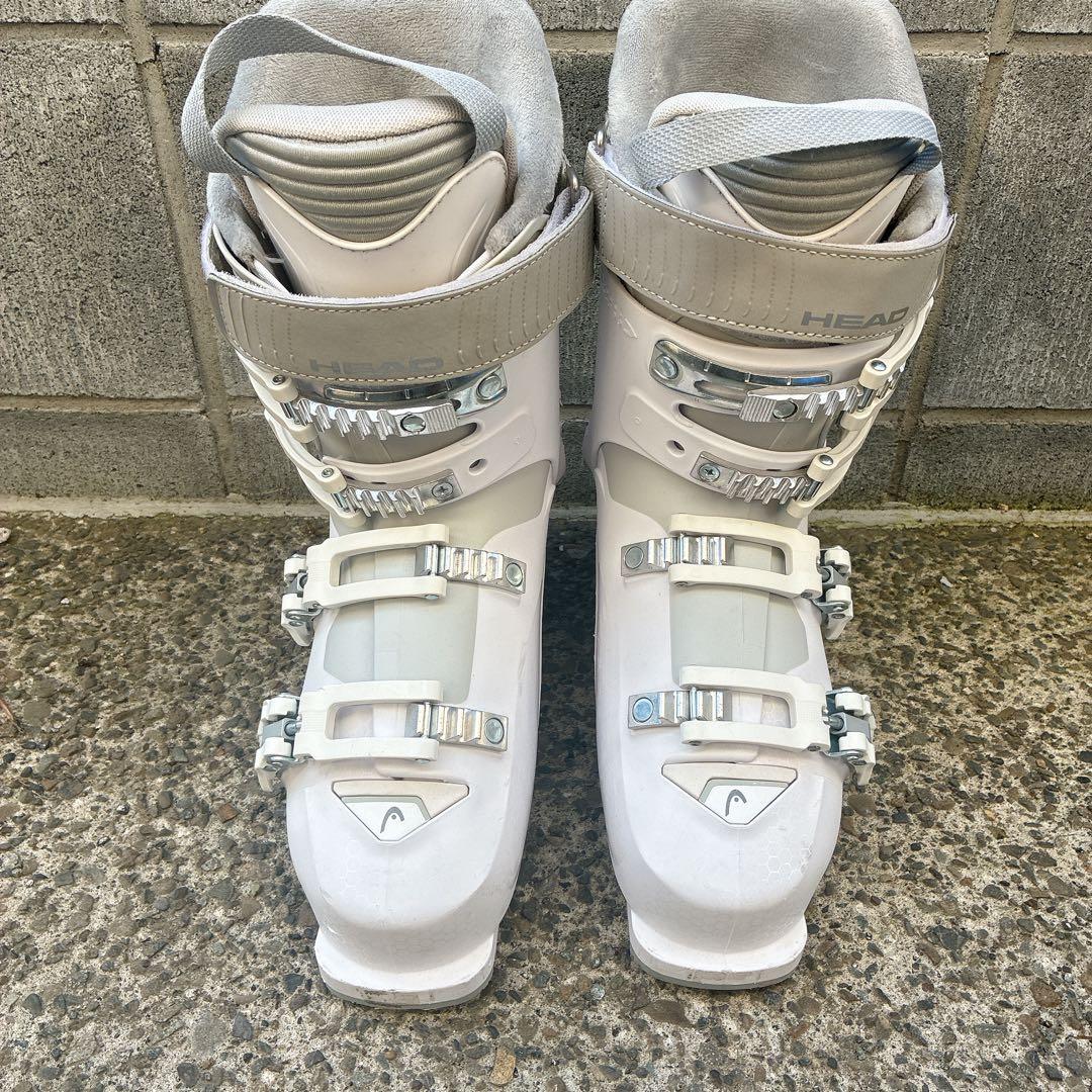HEAD 女性用スキー用ブーツ ホワイト　24、24.5