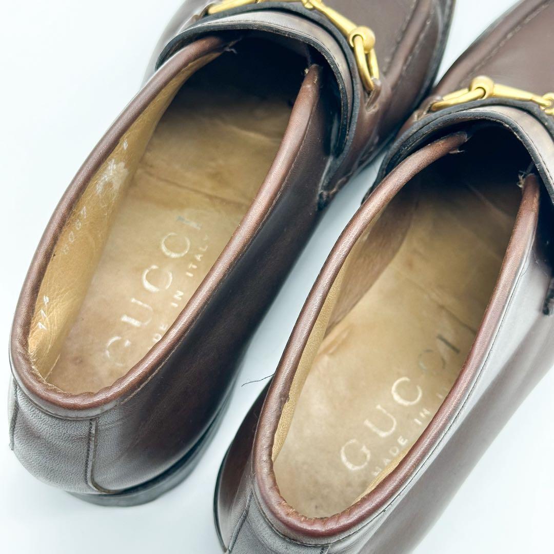 【箱付き】グッチ ホースビット ショートブーツ ローファー レザー シューズ