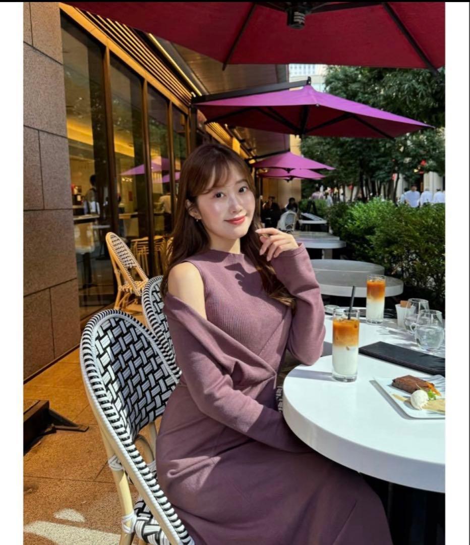 ワンピース Cache-Coeur Layered Knit Dress M