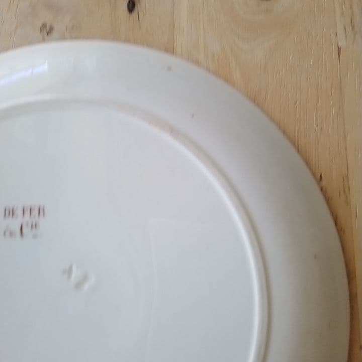 フランスアンティーク　希少ショワジールロワ　デザート皿