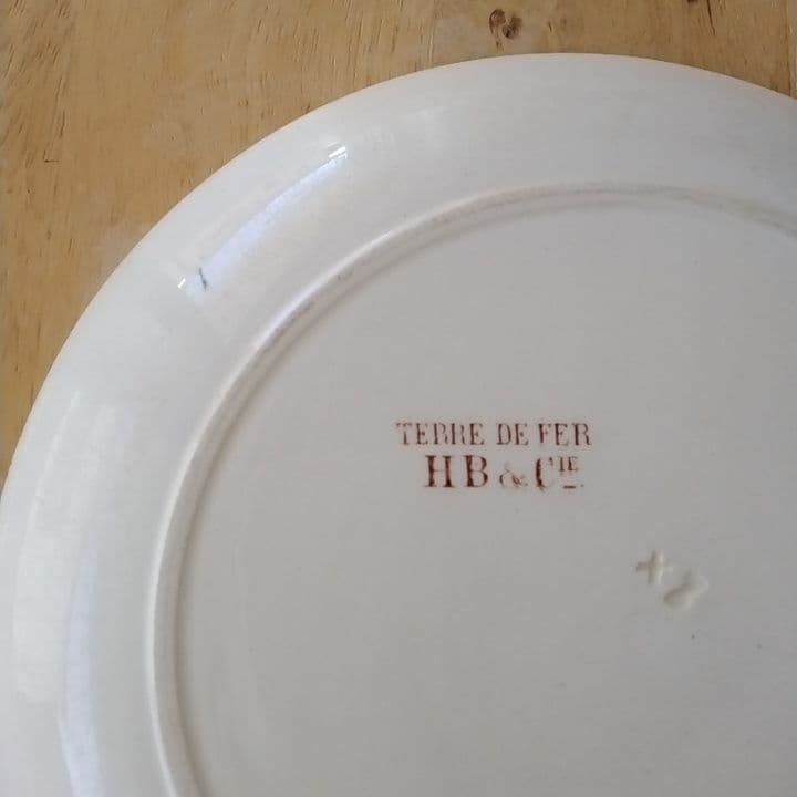 フランスアンティーク　希少ショワジールロワ　デザート皿