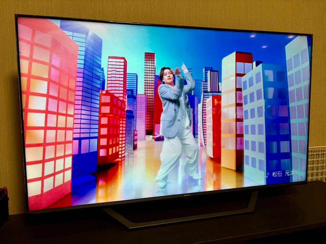 テレビ　55インチ　説明書付き