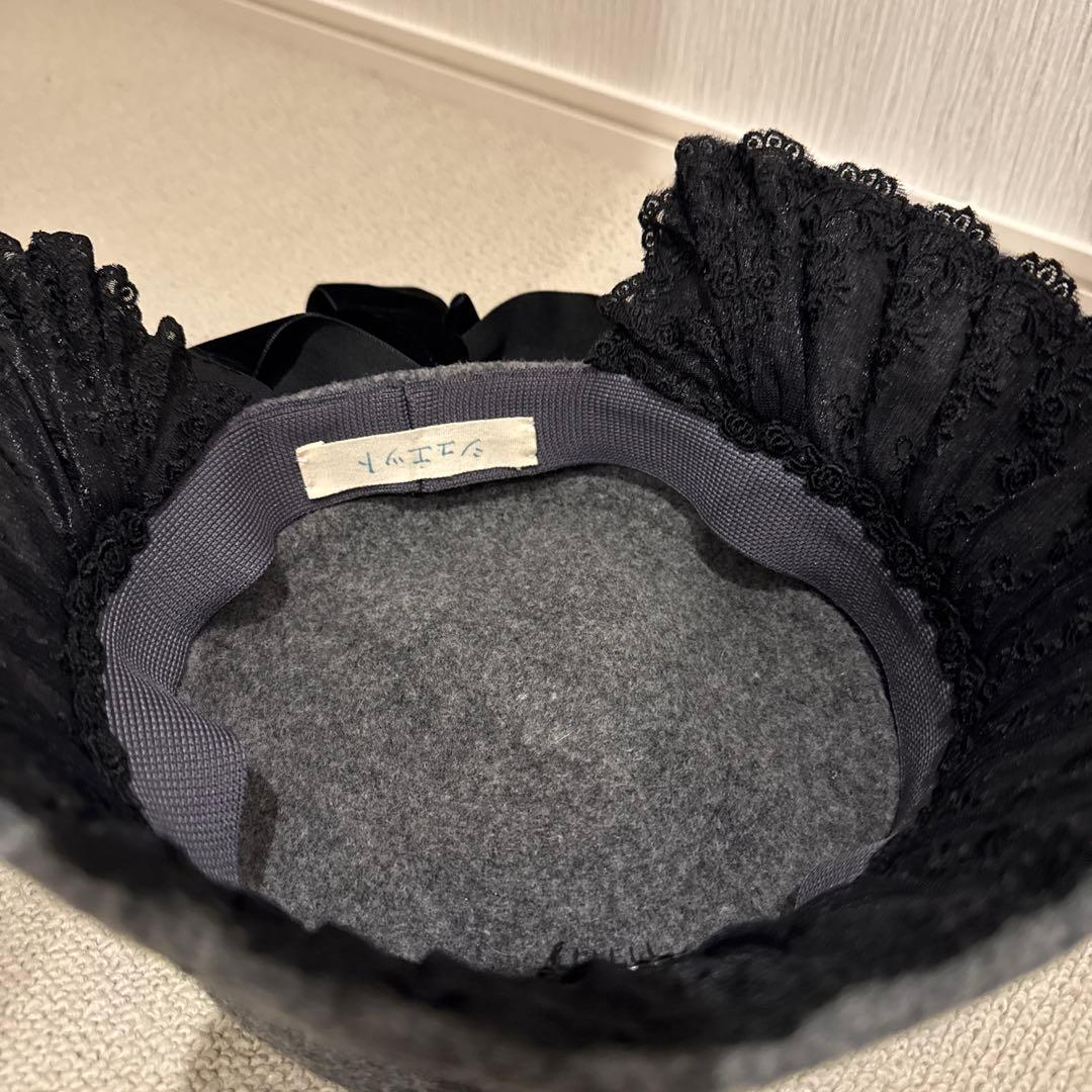 シュエット ハンドメイド サント アン 祈りのボンネット ボンネットハット