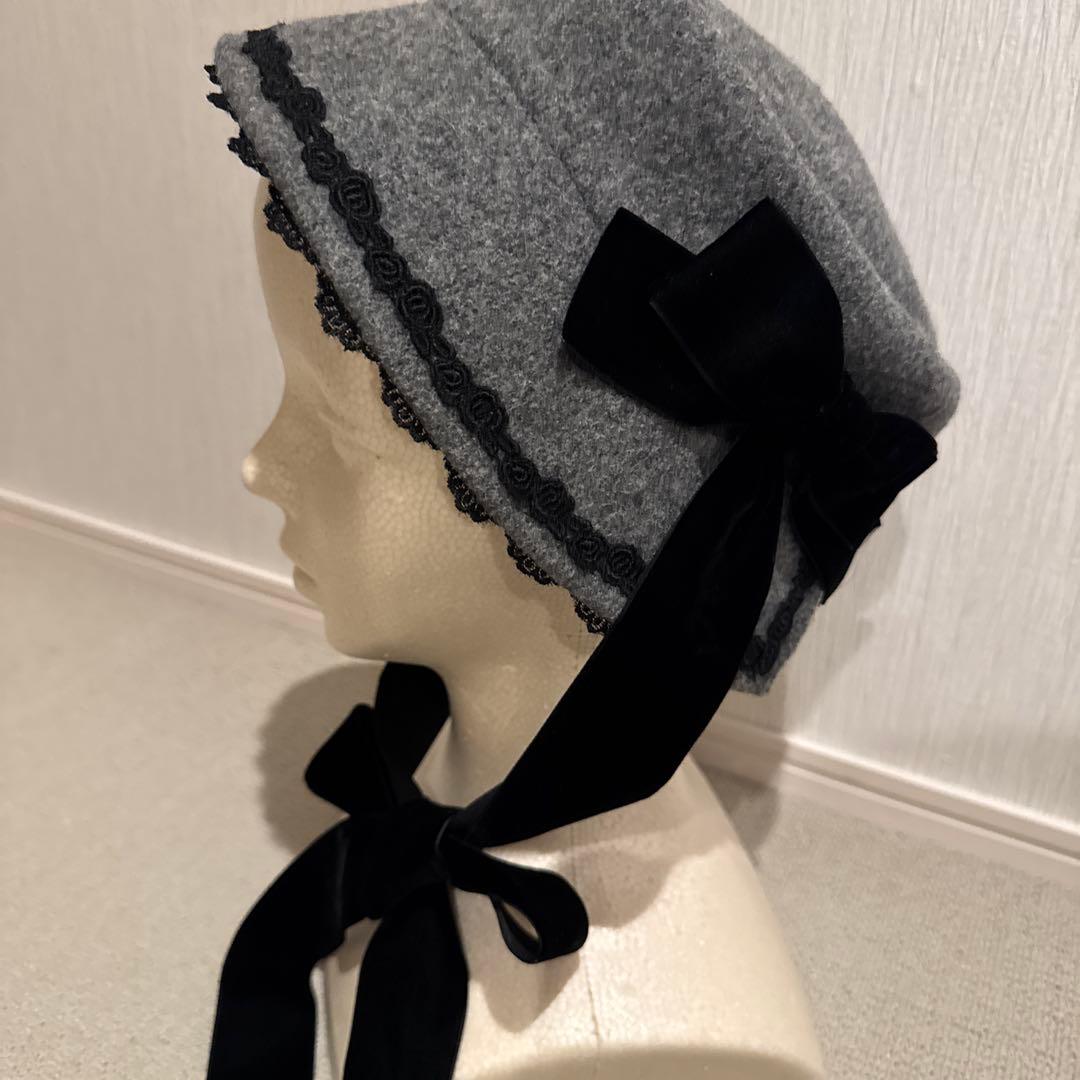 シュエット ハンドメイド サント アン 祈りのボンネット ボンネットハット