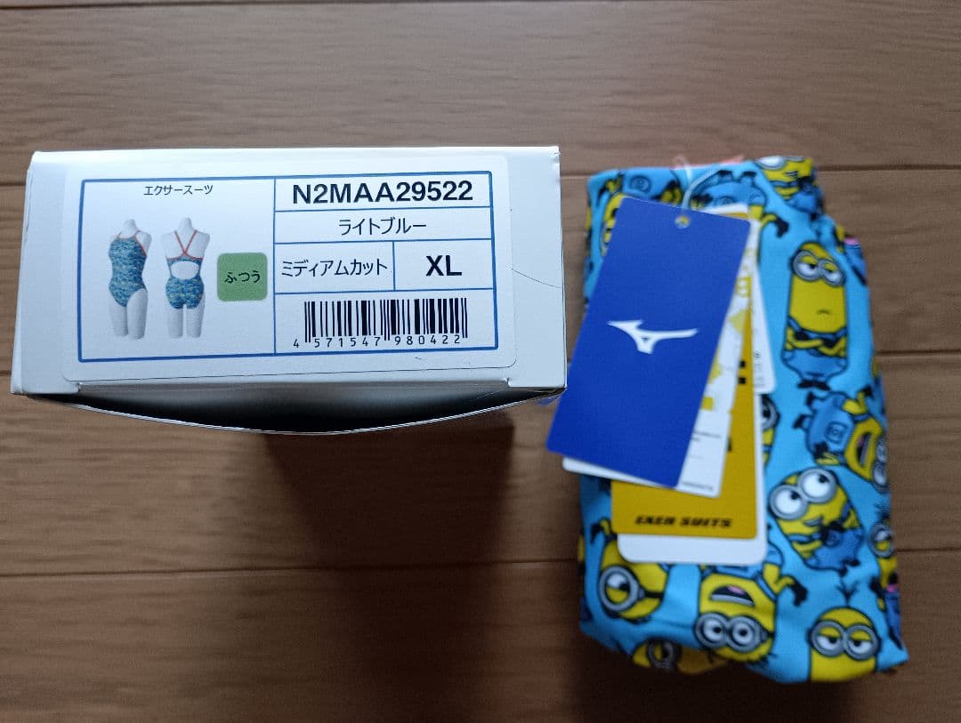競泳練習用【ミニオン】ミディアムカット[ウィメンズ]　XLサイズ　【新品未使用】
