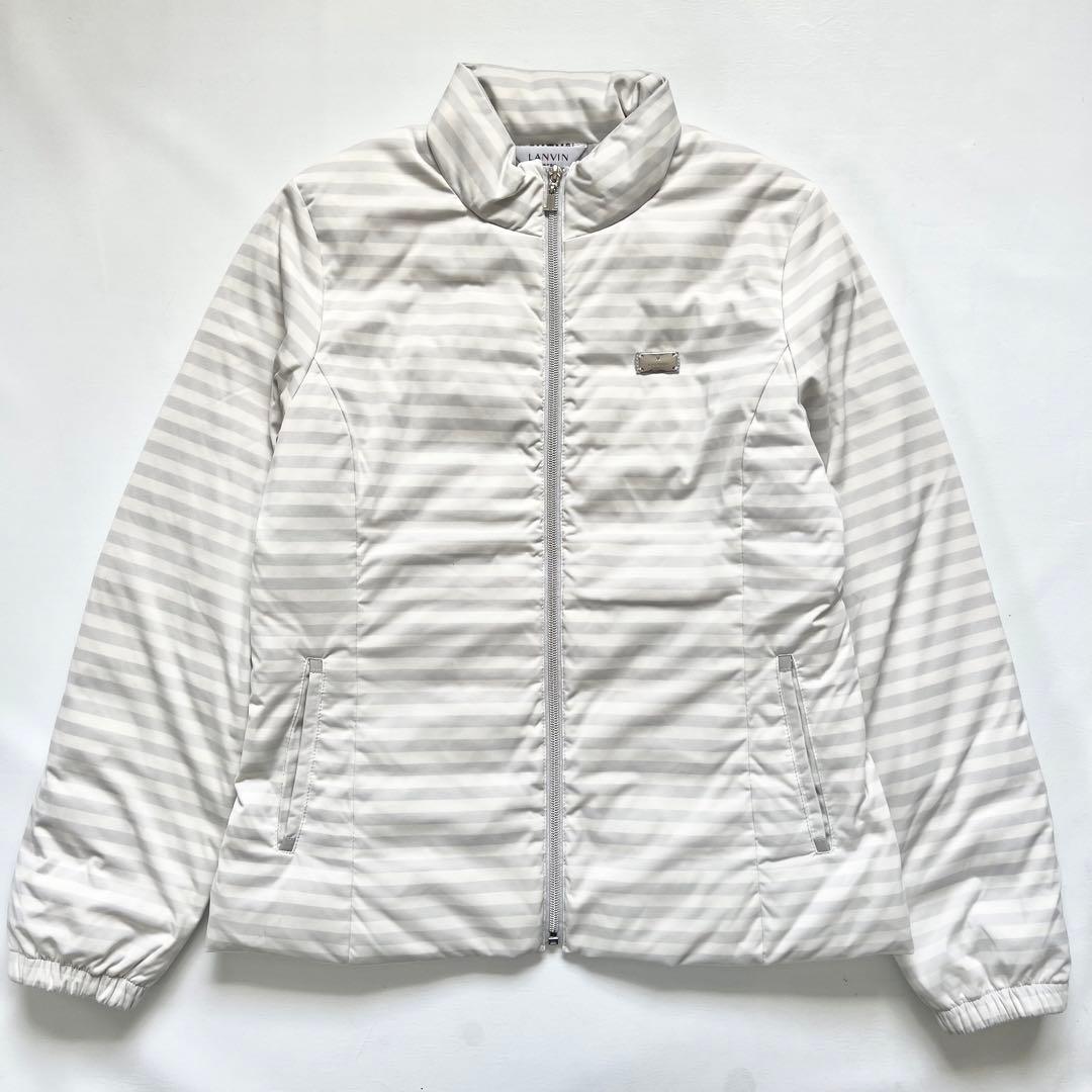 LANVIN SPORT ランバン スポール　ボーダー　ダウンジャケット　ゴルフ