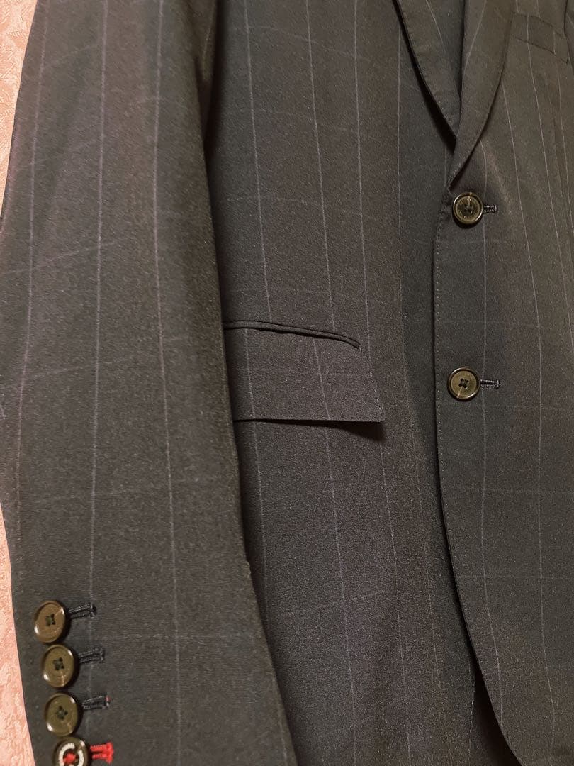 美品　BLACK LABEL CRESTBRIDGE セットアップ ネイビー　L