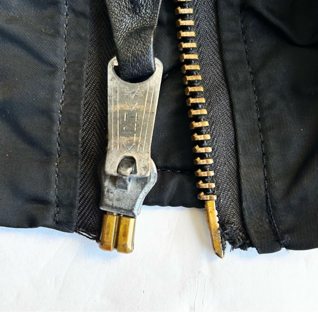 Vintage 90’s Alpha MA-1 黒レアXLサイズ USA製