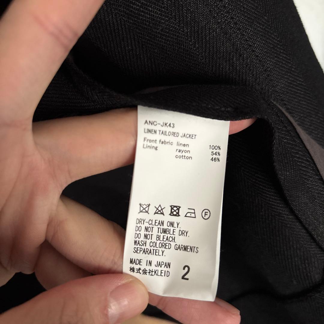 ジャケット・アウター Ancellm 25ss LINEN TAILORED JACKET