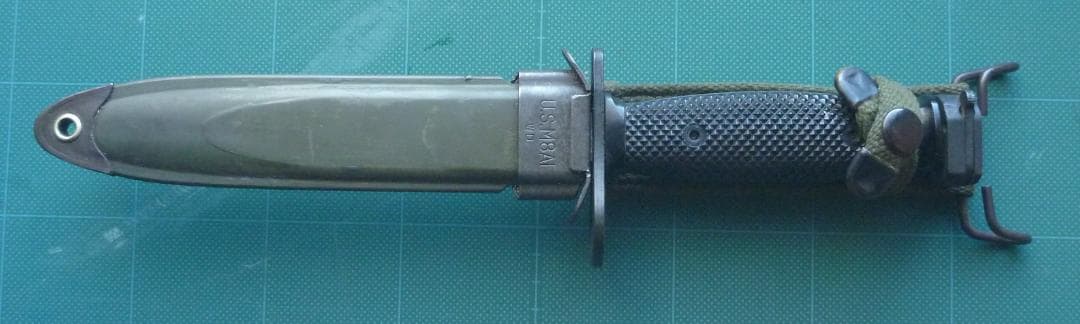 米軍実物M7CONETTA社製 バヨネット(刃身模造品）&M8A1スカバード