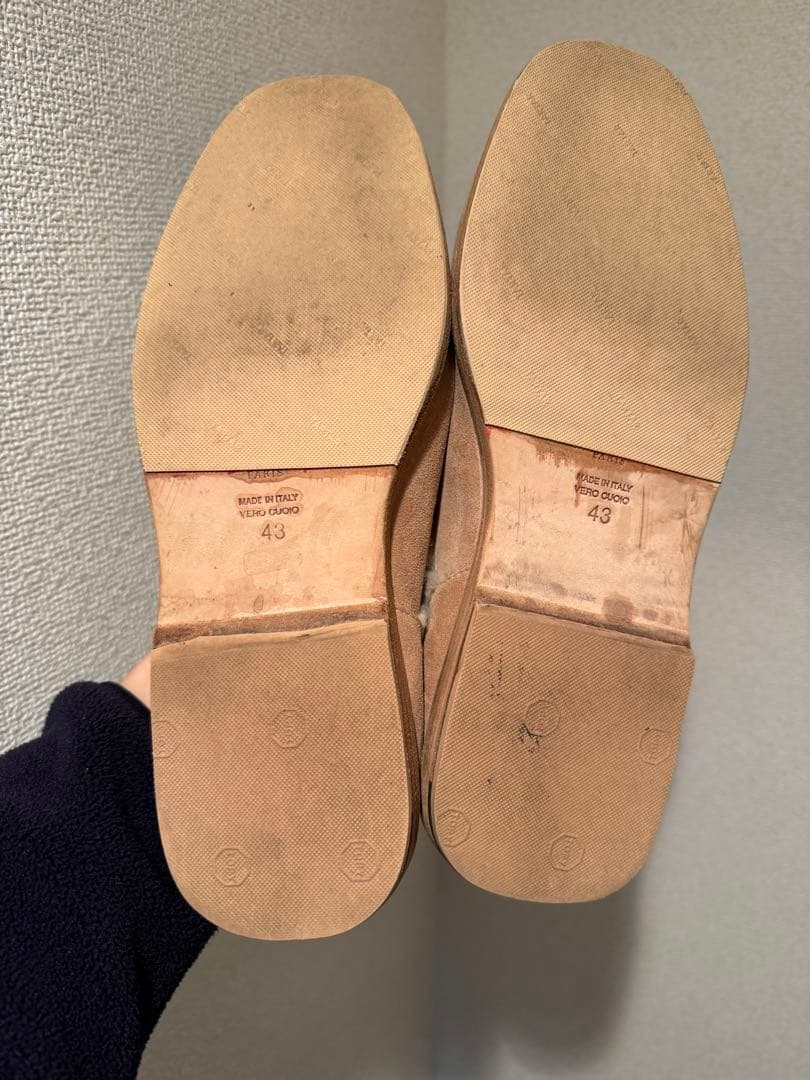 Maison Margiela ムートンボアスリッポンローファー