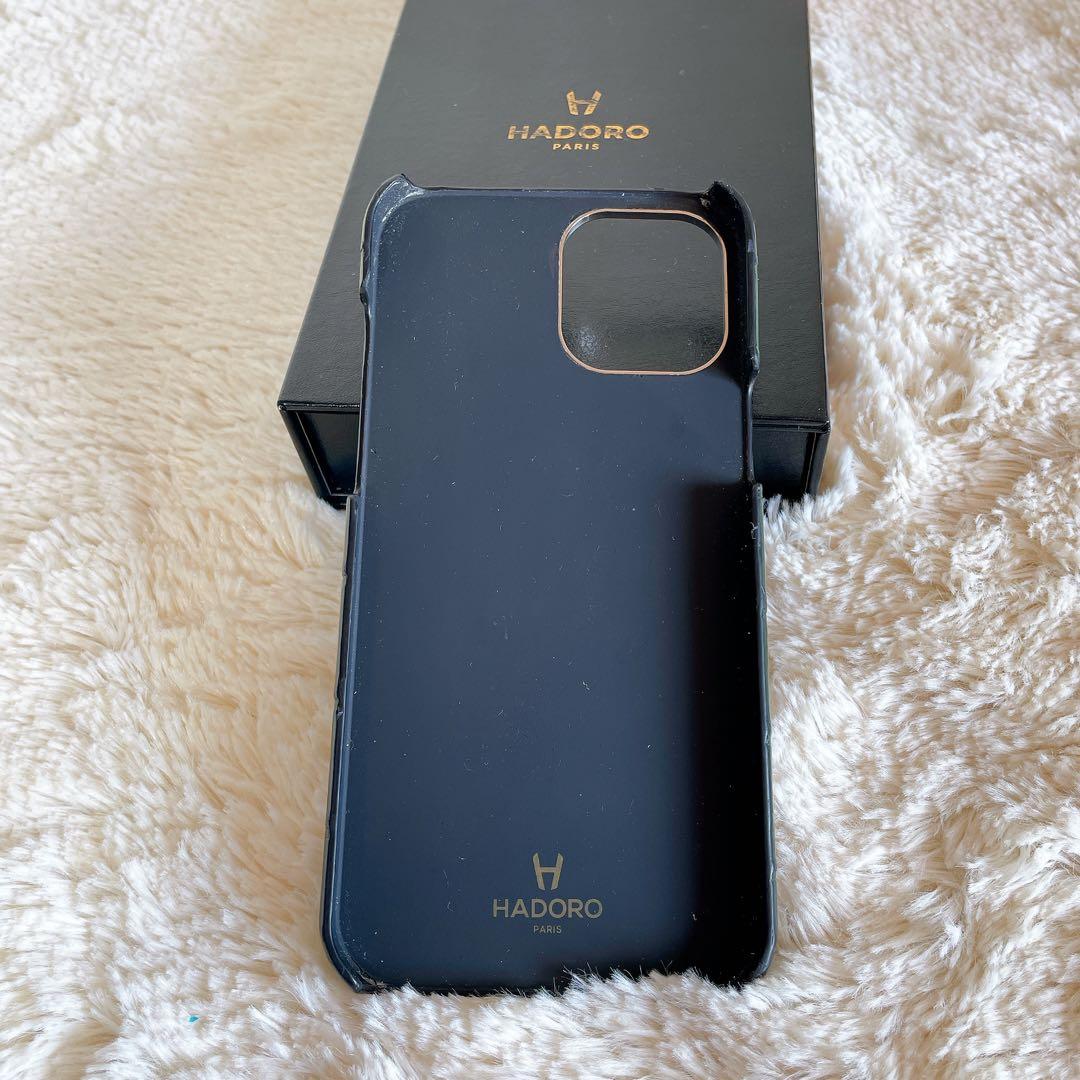 iphone12promax HADORO クロコ アリゲータ　ケース グリーン
