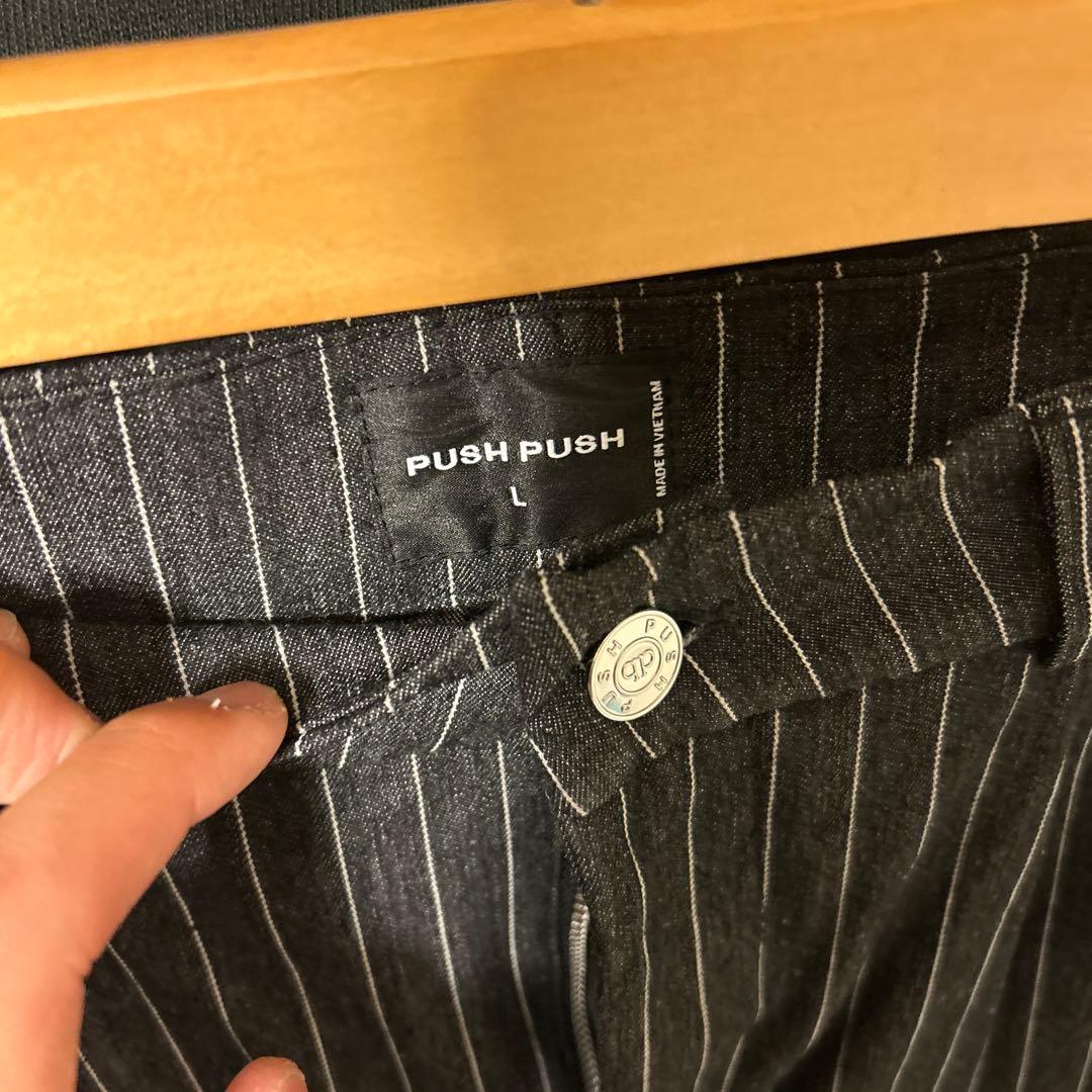PUSH PUSH ストライプスラックス Lサイズ