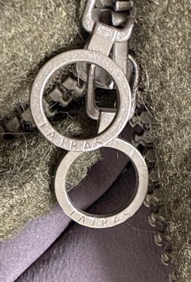 2/14終◆高級大きいサイズ【TATRAS】04 ウール モヘヤ ポンチョダウン