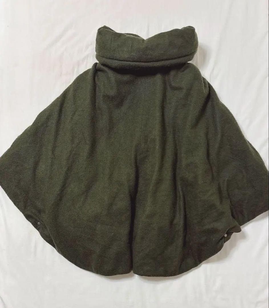 2/14終◆高級大きいサイズ【TATRAS】04 ウール モヘヤ ポンチョダウン