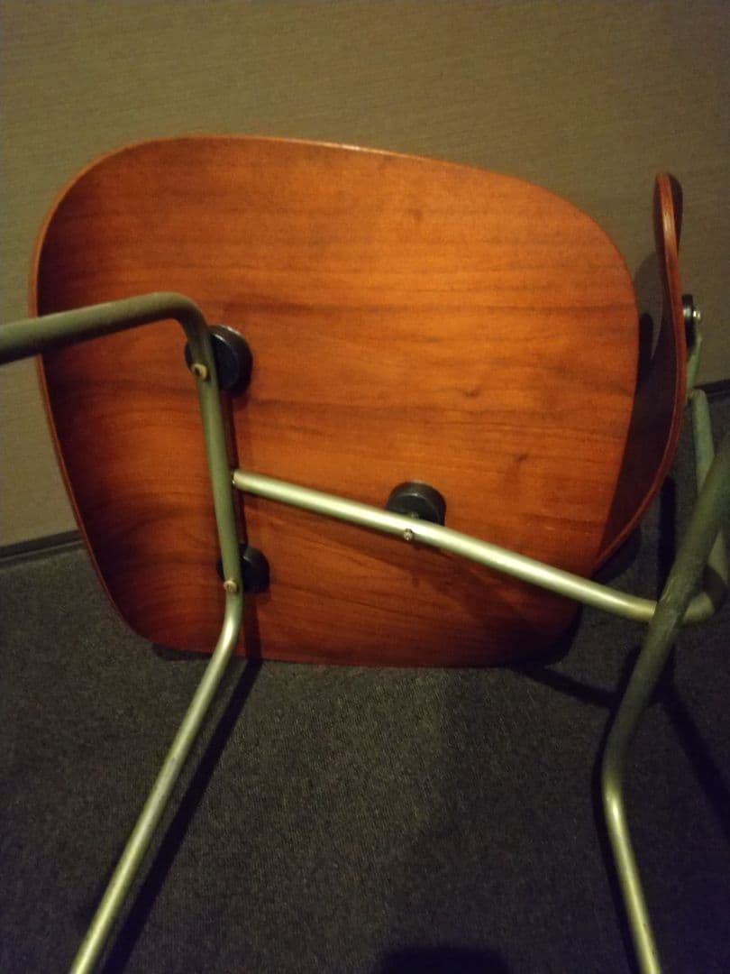 ハーマンミラーイームズ椅子ダイニングチェアヴィンテージ DCMひびあり