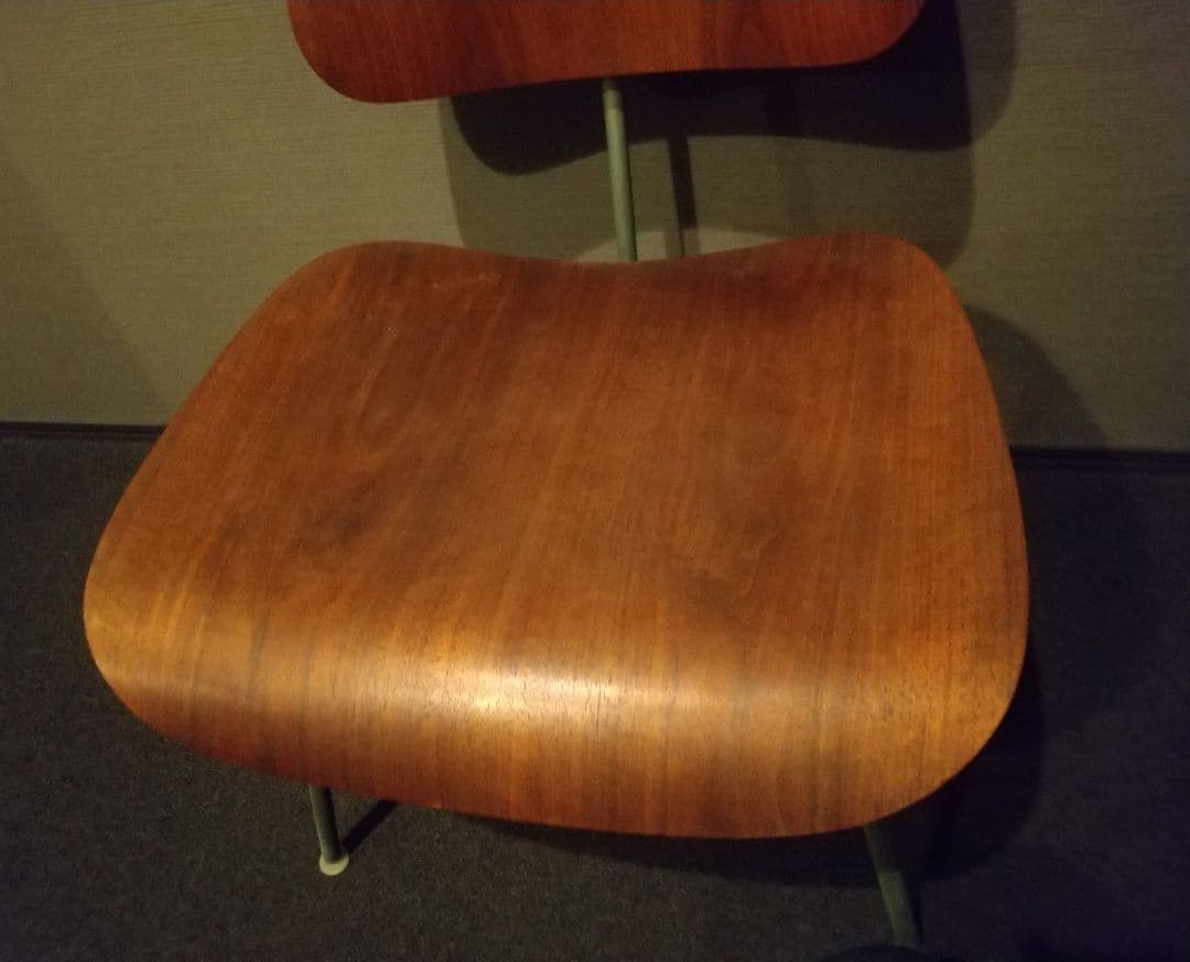 ハーマンミラーイームズ椅子ダイニングチェアヴィンテージ DCMひびあり