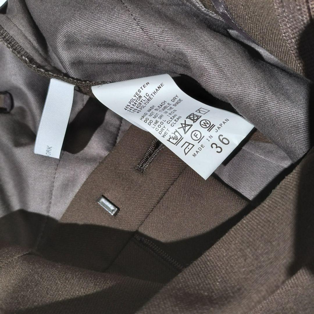 新品 2025 FRAMeWORK フレームワーク 裏起毛フレアパンツ 36