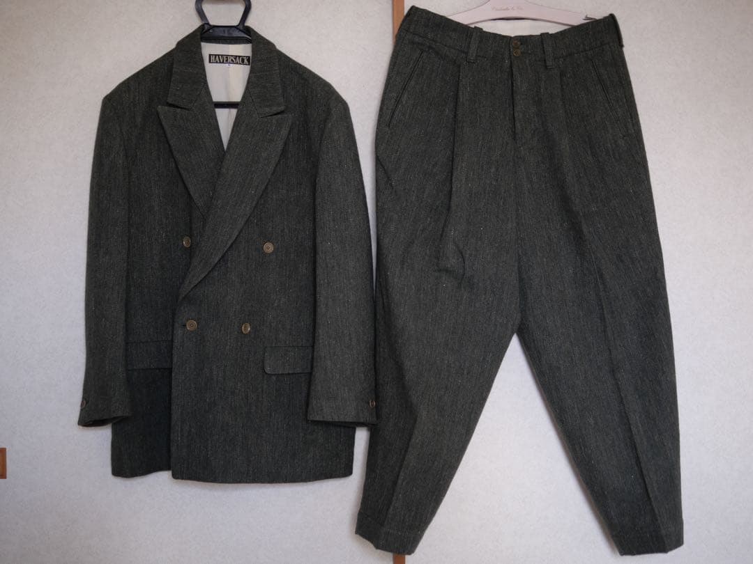 HAVERSACK WOOL LINEN TWEED　セットアップ