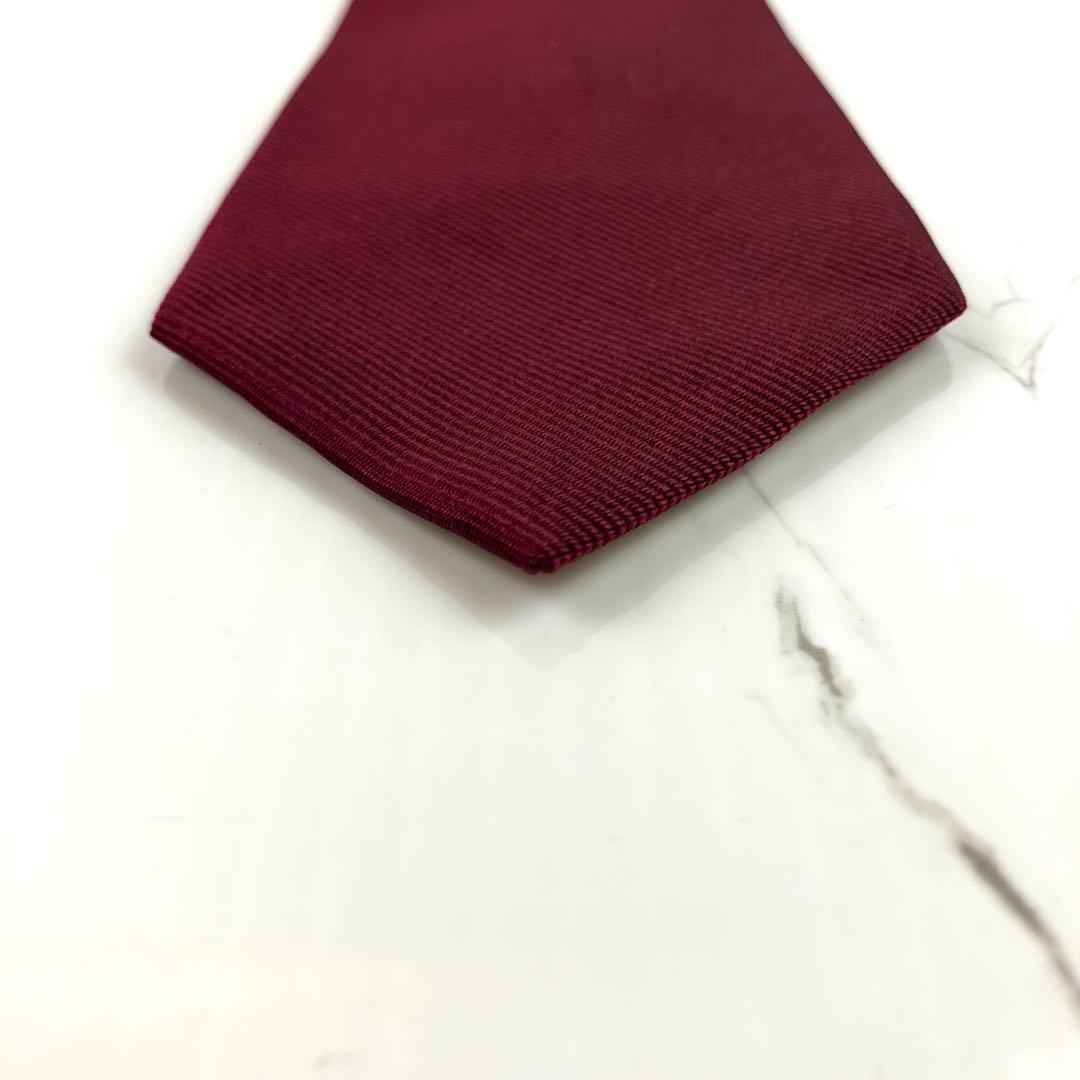 みかん　美品　グッチ　ネクタイ　エンブロイダリー　ワシ　ワンポイント　ソリ