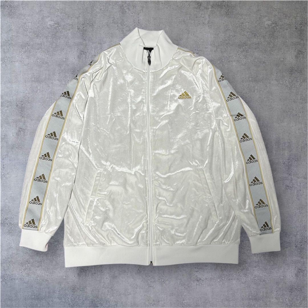 adidas ベロアトラックジャケットセットアップ ビンテージ y2k 00s