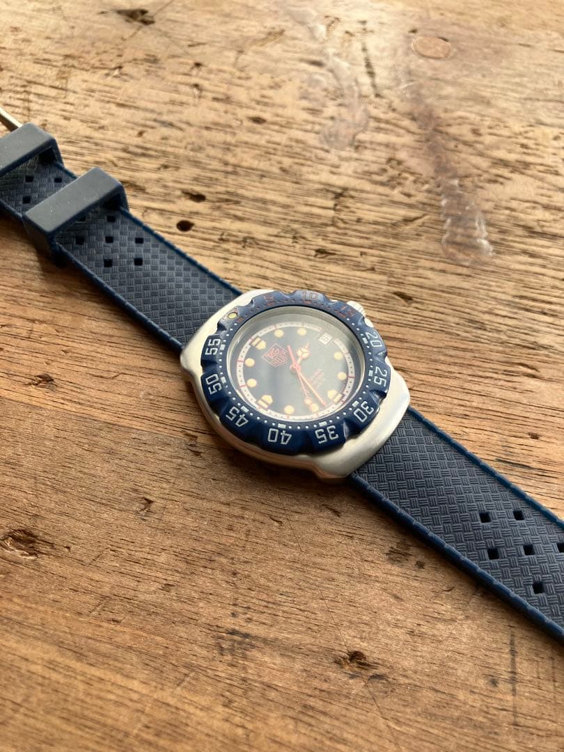 美品 TAG Heuer タグホイヤー 初代 Formula 1 ネイビー