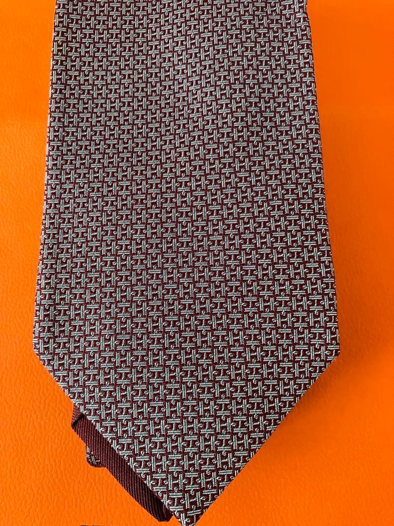 HERMES シルク ネクタイ