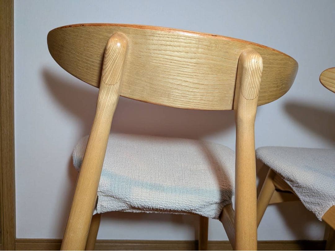 ■送料込■関家具 ダイニングチェア 椅子 食卓椅子 木製 2脚