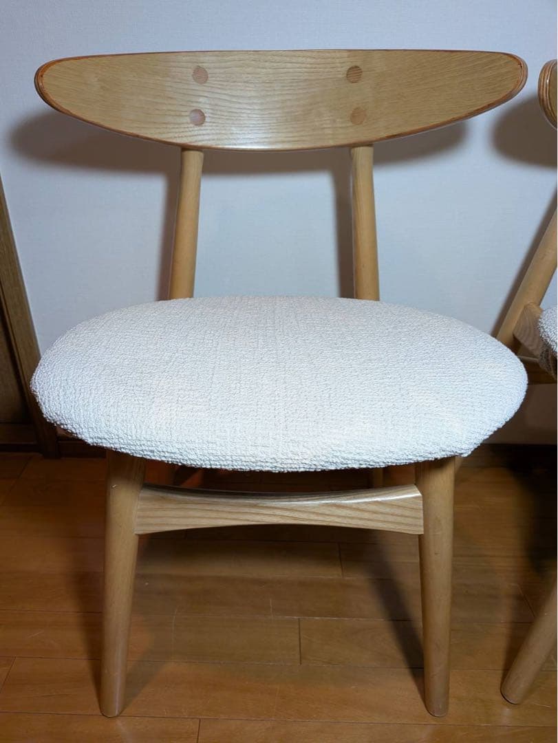 ■送料込■関家具 ダイニングチェア 椅子 食卓椅子 木製 2脚