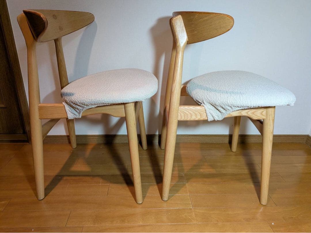 ■送料込■関家具 ダイニングチェア 椅子 食卓椅子 木製 2脚