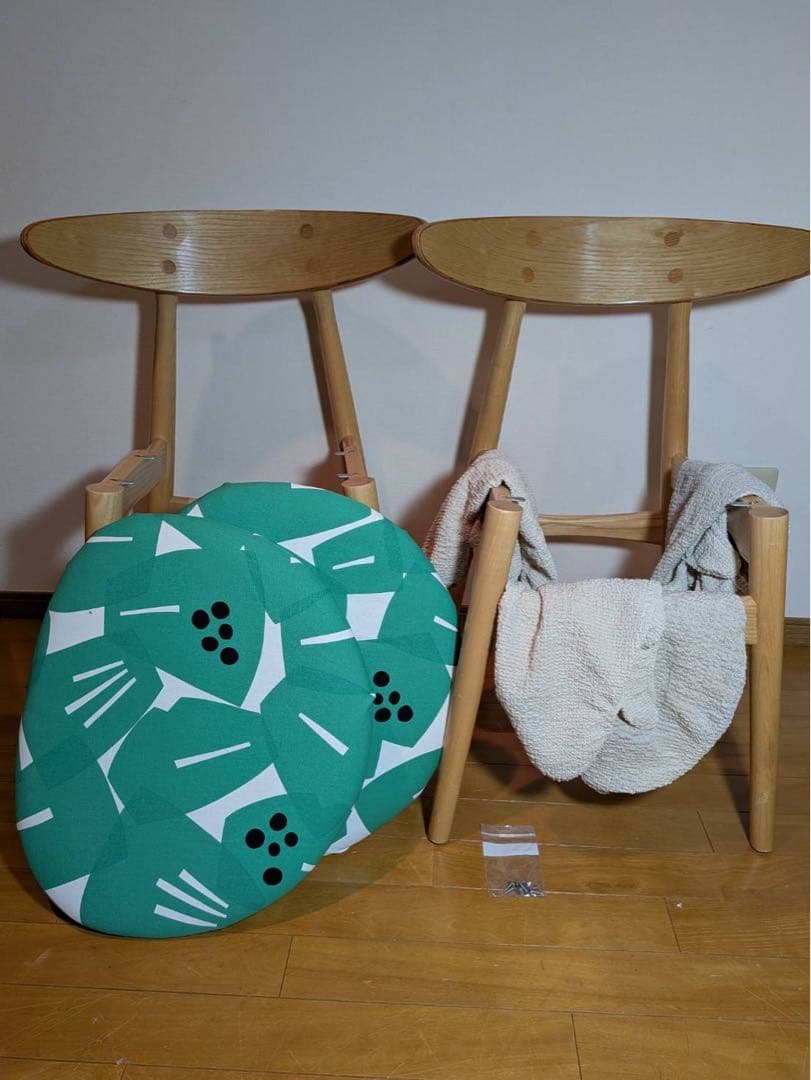 ■送料込■関家具 ダイニングチェア 椅子 食卓椅子 木製 2脚