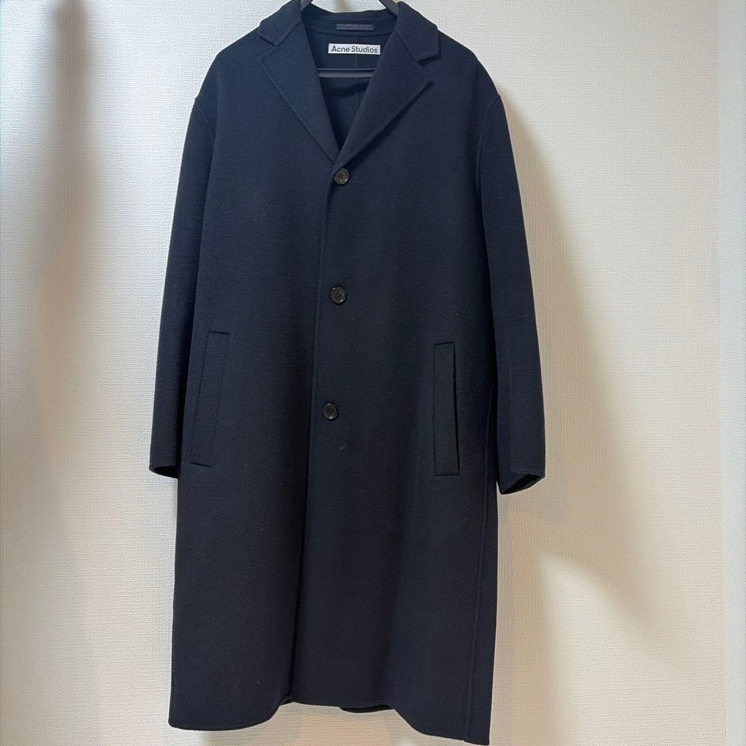 と*し様 Acne Studios 黒 チェスターコート