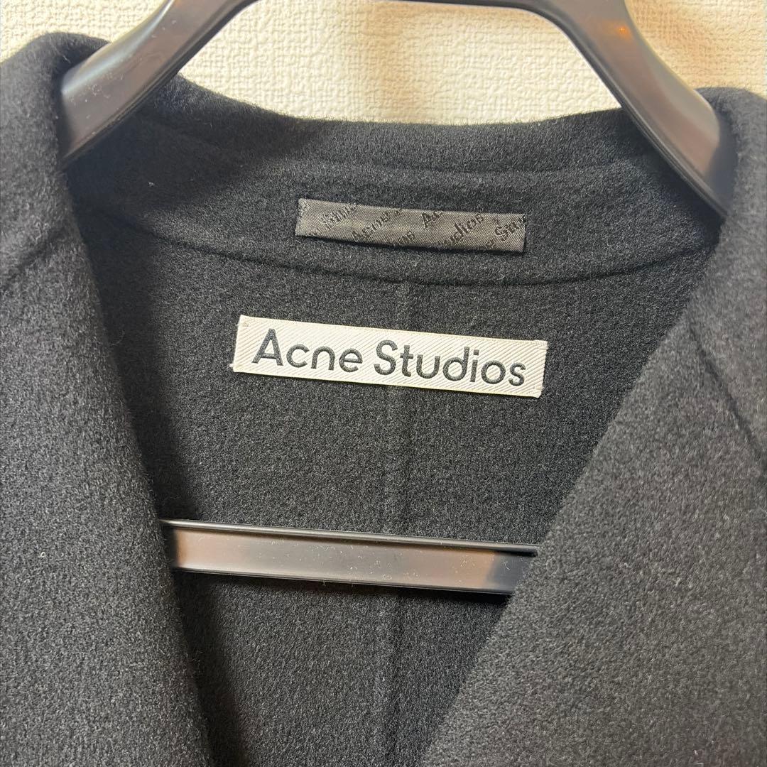 と*し様 Acne Studios 黒 チェスターコート