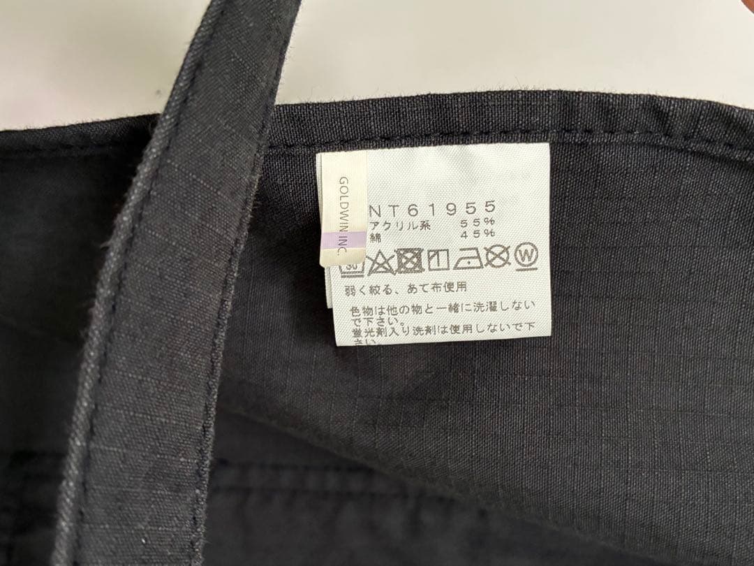 THE NORTH FACE ブラックエプロン Fサイズ ブラック