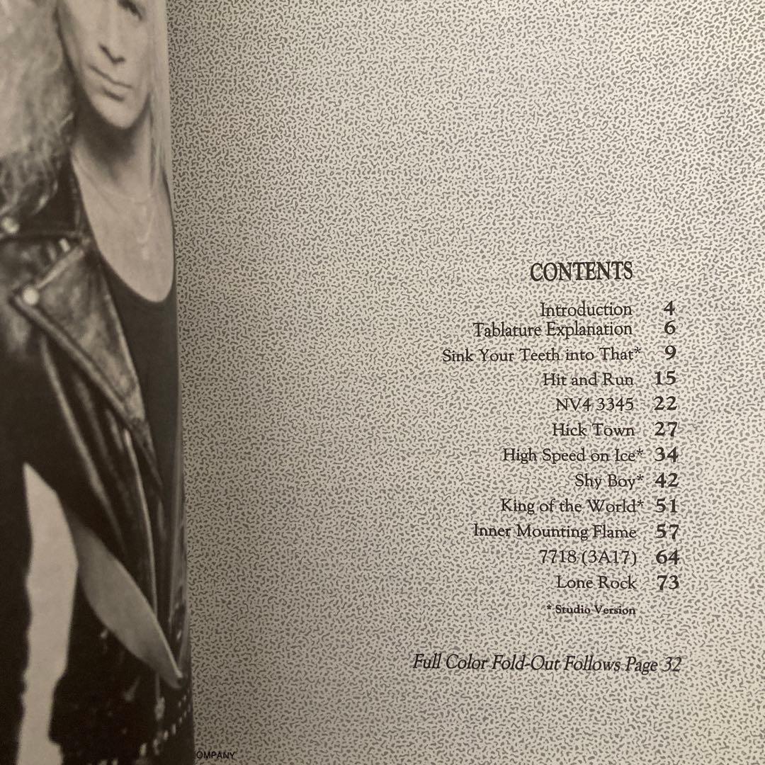 ギタースコア Billy Sheehan ビリーシーン 洋書