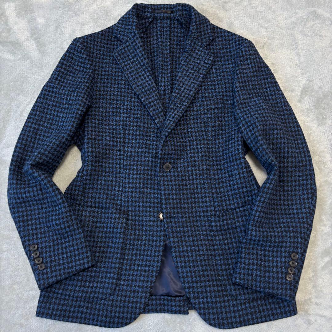 50サイズ✨トゥモローランドピルグリム×ハリスツイード 千鳥柄 テーラード