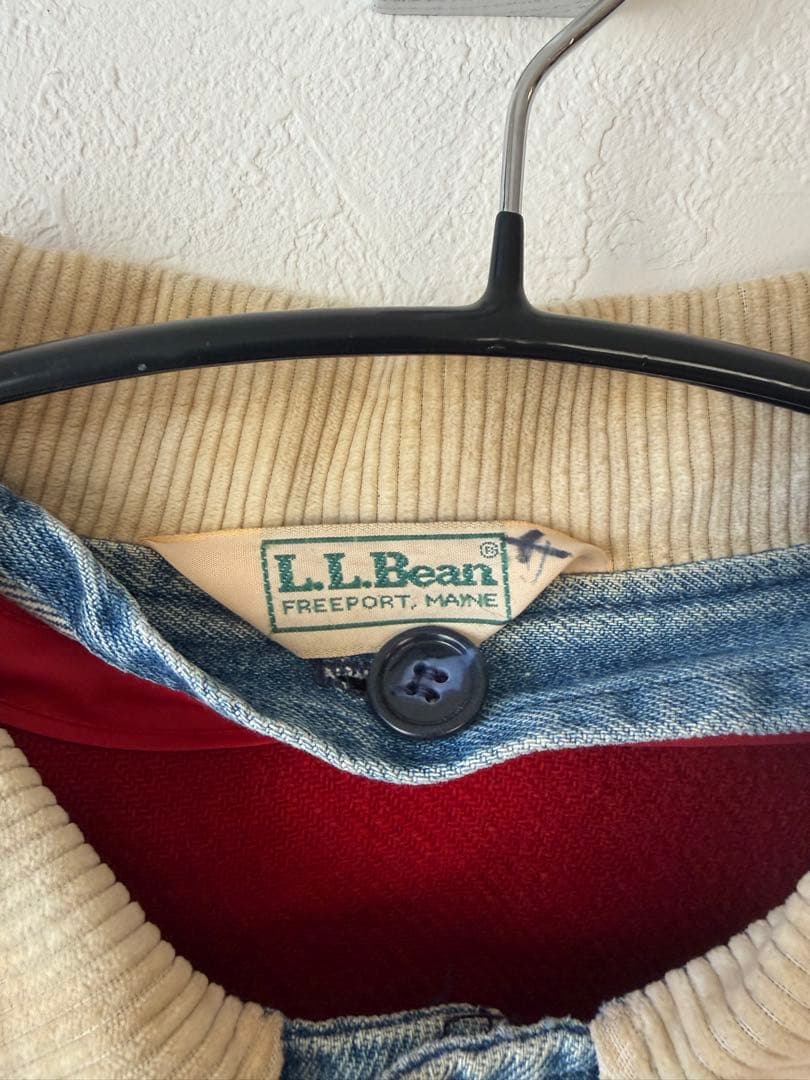 LLBean 80s デニムハンティングジャケット　USA製　ライナー付