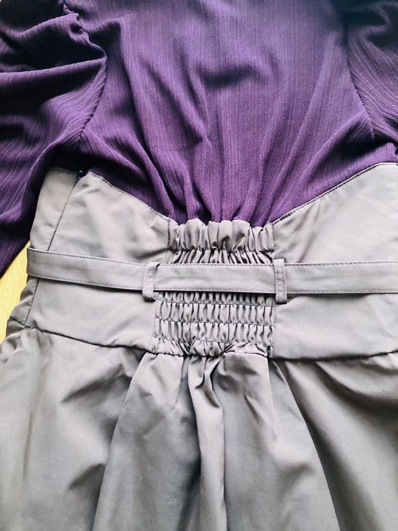 【ダズリン】 ベルト付きロングワンピース