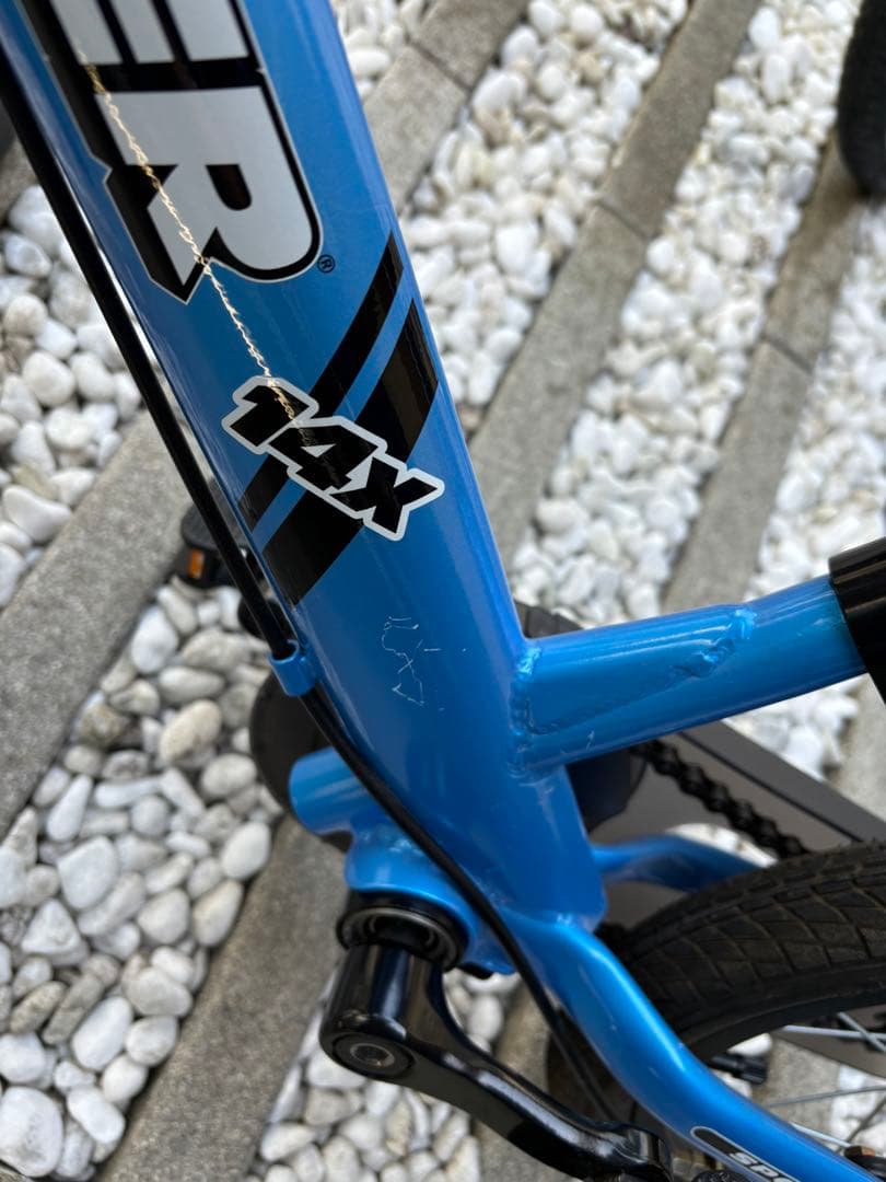 STRIDER 14x 青色 キッズバイク　ペダル付