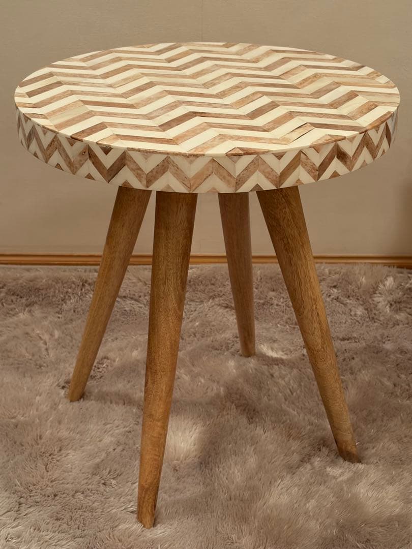 【WTW】ダブルティー ヘリンボーン サイドテーブル サイドスタンド