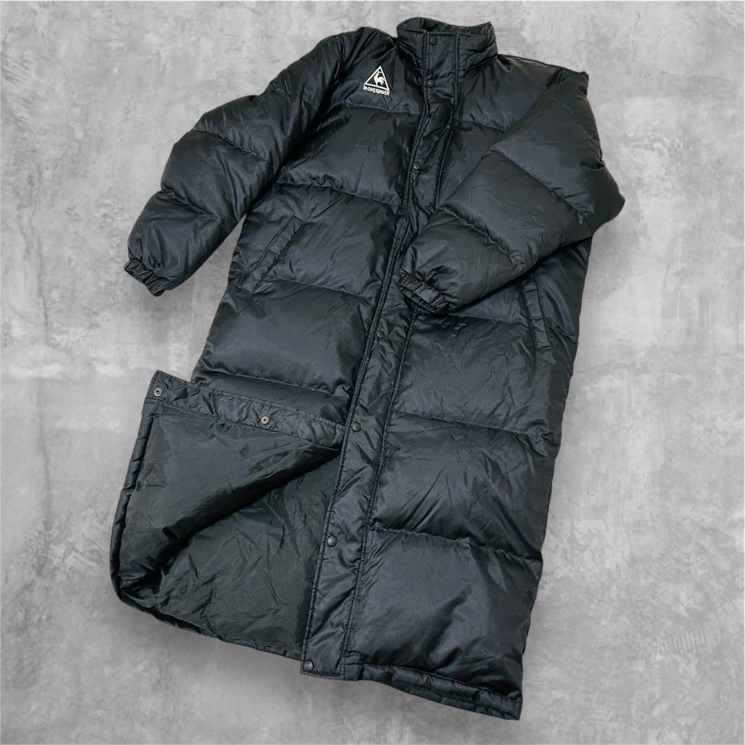 【希少XLサイズ】le coq sportif ベンチコート 黒 肉厚