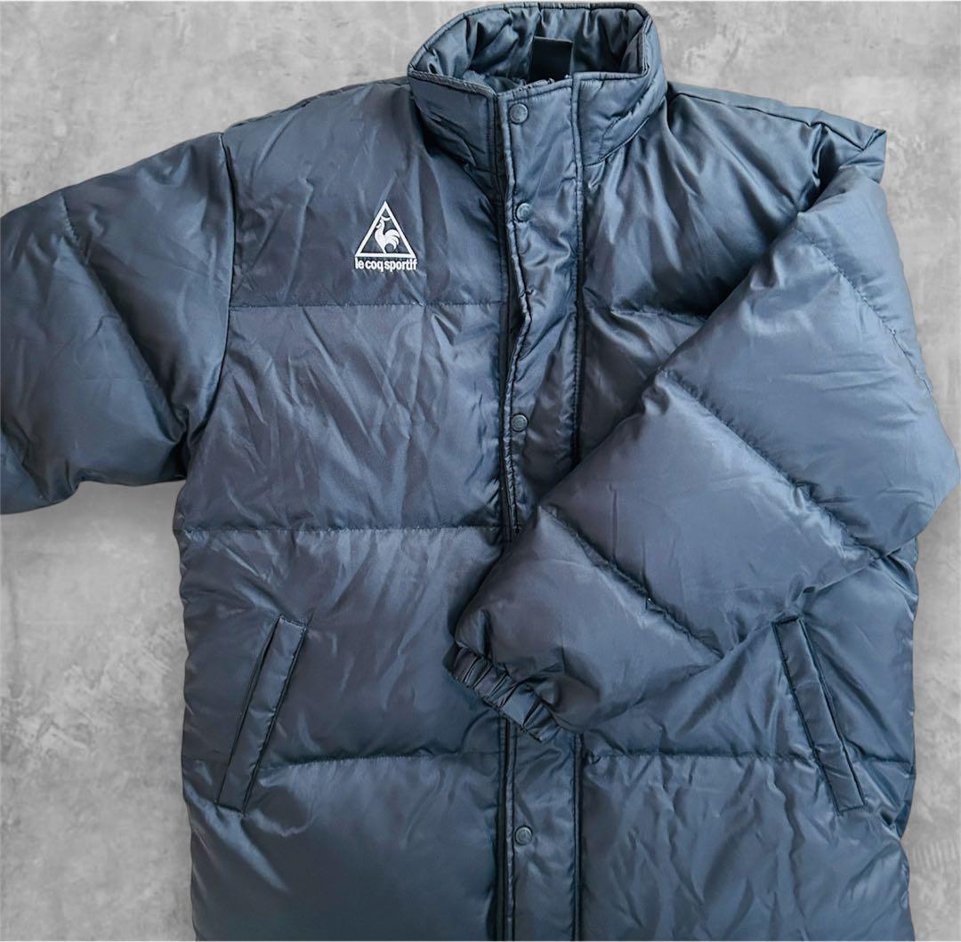 【希少XLサイズ】le coq sportif ベンチコート 黒 肉厚