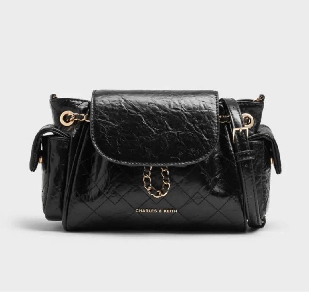 CHARLES&KEITH Duo 2wayフロントフラップバックパック