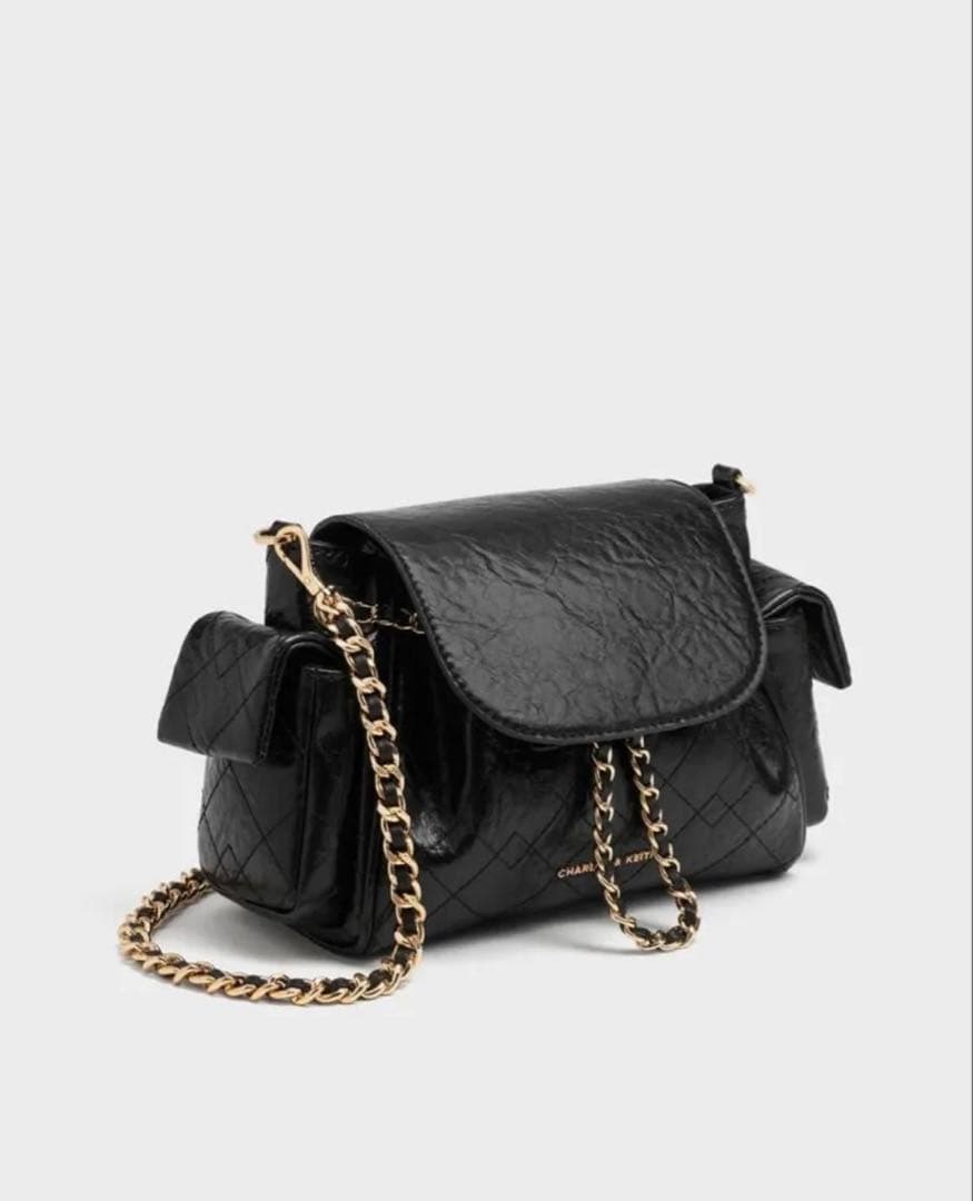 CHARLES&KEITH Duo 2wayフロントフラップバックパック