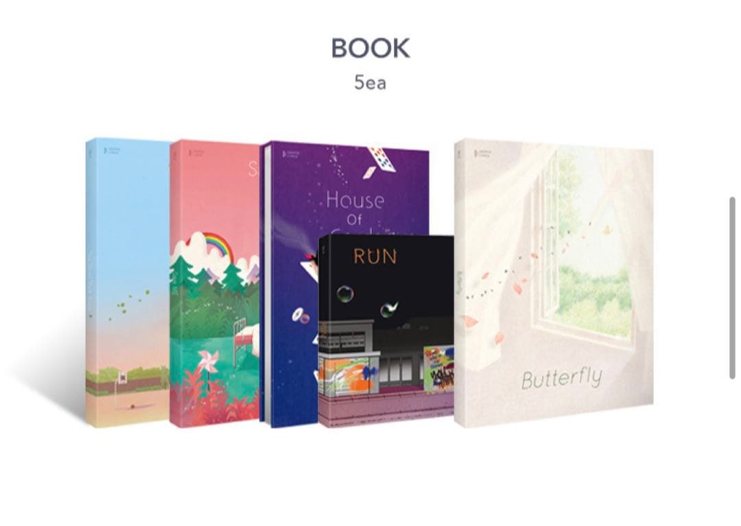 BTS GRAPHIC LYRICS Special Package 絵本