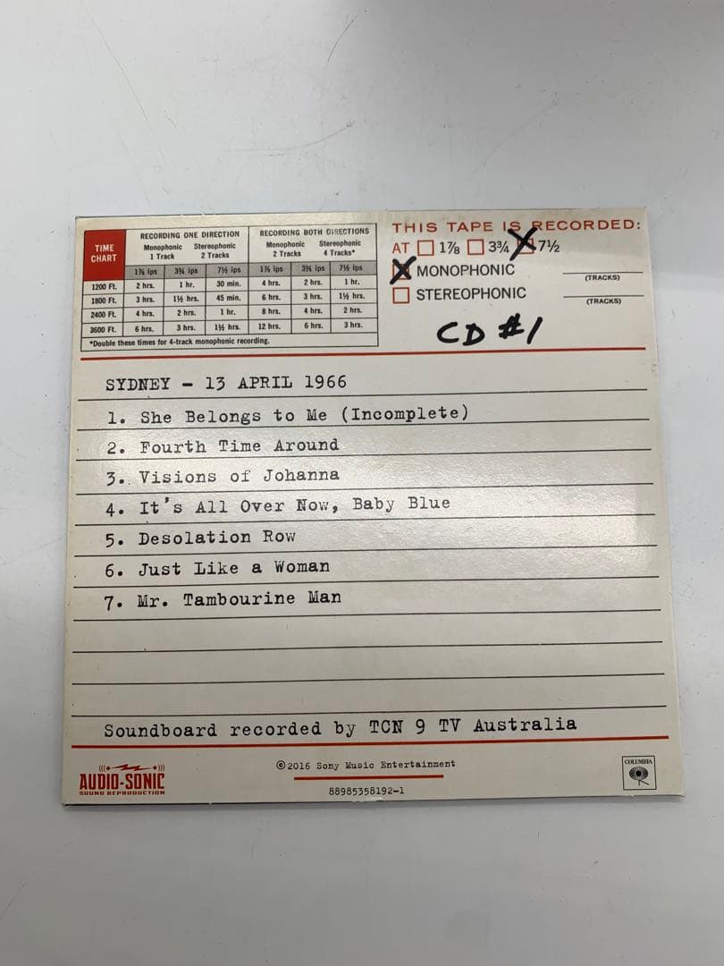 ボブ・ディラン  ライヴ 1966　CD36枚組 BOX